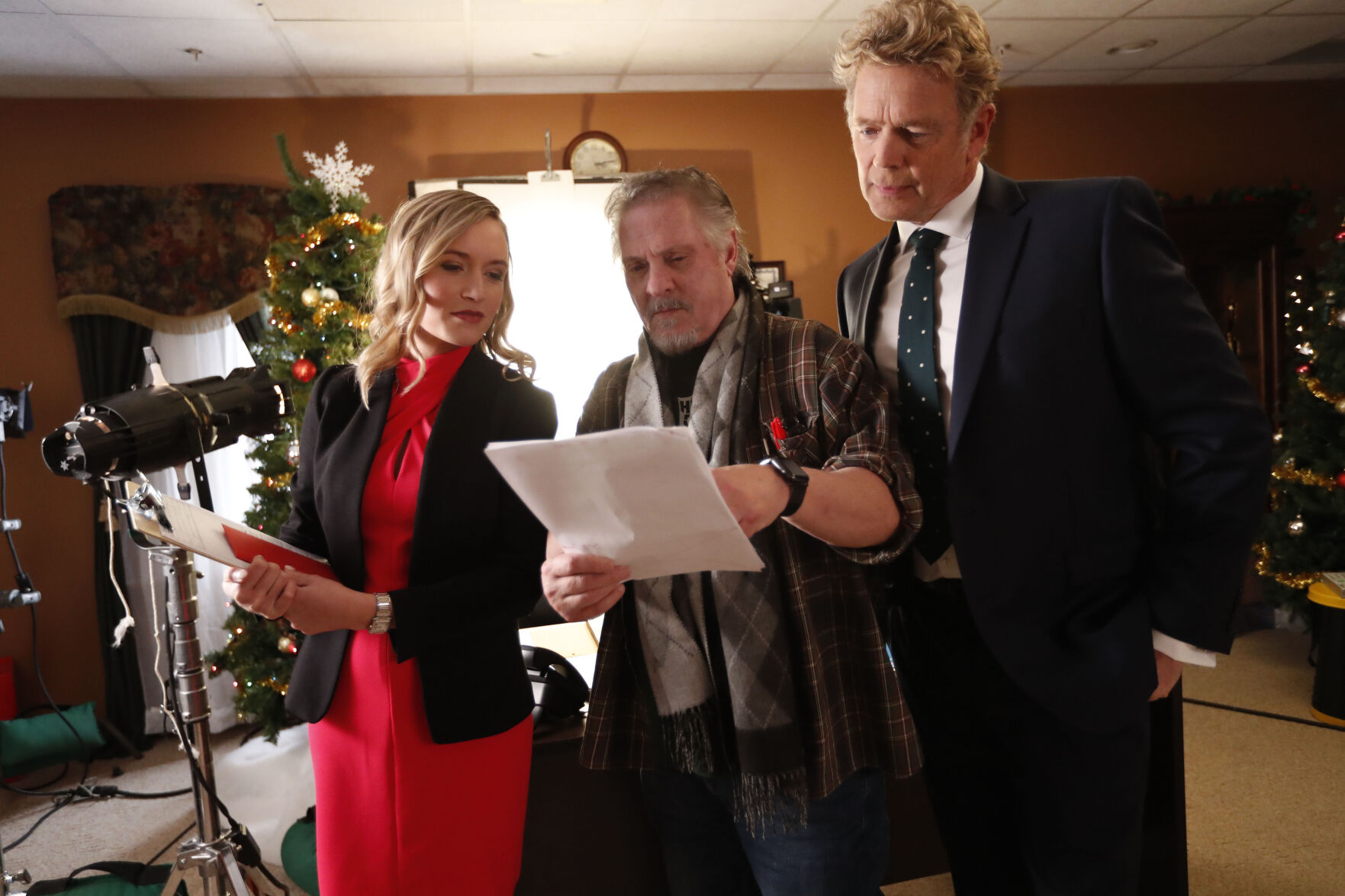 A Royal Christmas Engagement on the set (WNED)